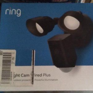 Ring  Floodlight Cam Wired Plus - Hardwired Outdoor Smart Security Camera